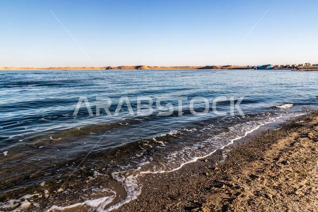 بحيرة دومة الجندل بالمملكة العربية السعودية