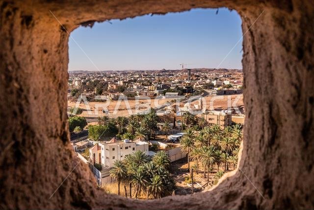 منظر من قلعة زعبل في سكاكا، المملكة العربية السعودية