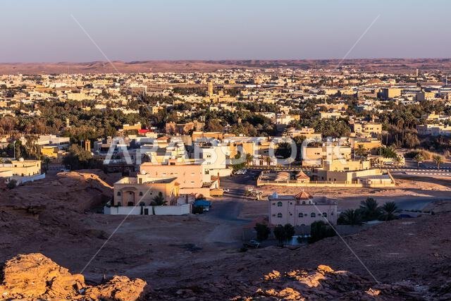 Aerial view of Sakaka, Saudi Arabia