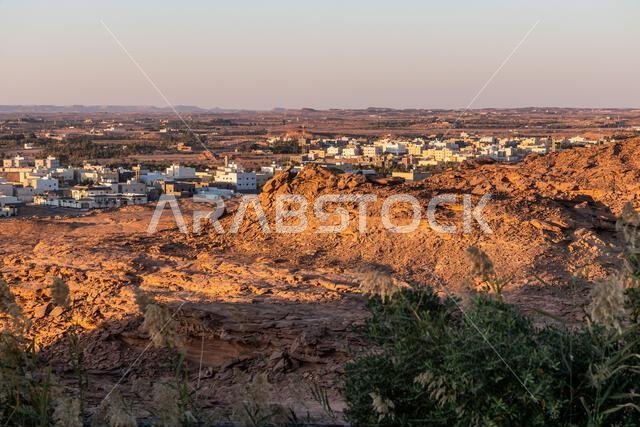 Aerial view of Sakaka, Saudi Arabia