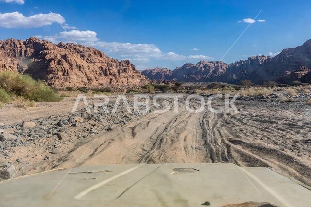 المسار الرملي عبر وادي الديسة، المملكة العربية السعودية