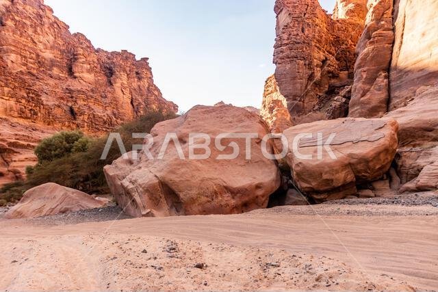 الصخور في وادي الديسة، المملكة العربية السعودية