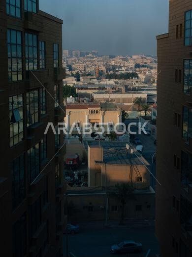 منظر مطل على مدينة الخبر بالمملكة العربية السعودية