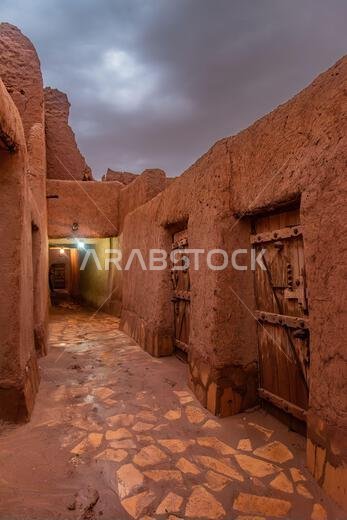 Ancient Arabian historical mud houses Ancient Arabian historical mud houses
