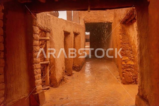 Ancient Arabian historical mud houses