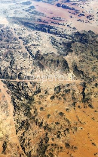 Beautiful desert landscapes in south west Saudi Arabia.