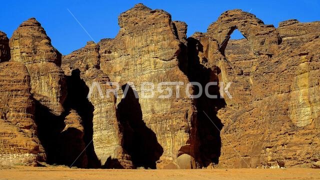 typical rock formation near Al Ula, Saudi Arabia, Al Ula
