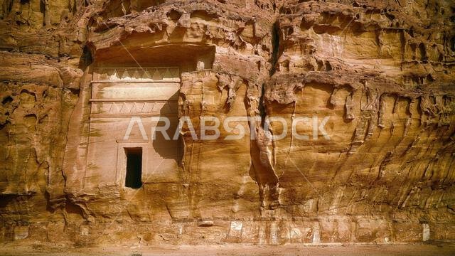 Nabataean tomb in Al Ula, Saudi Arabia, Al Ula
