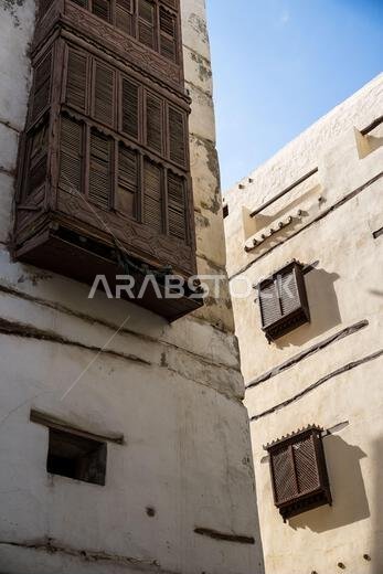 Al-Balad historical district, Jeddah, Saudi Arabia on January 9, 2025.  © Joan Gosa 2025.