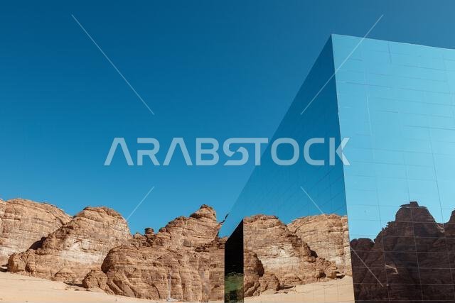 Maraya Concert Hall The Worlds Largest Mirrored Building in AlUla, Saudi Arabia