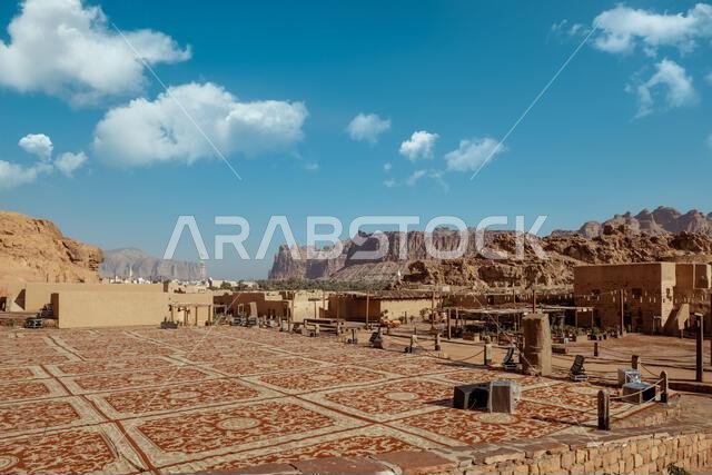 AlUla Old Town Square Traditional Arabian Architecture in Saudi Arabia