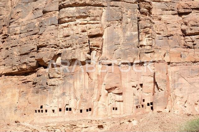المقابر القديمة في دادان، العلا، المملكة العربية السعودية
