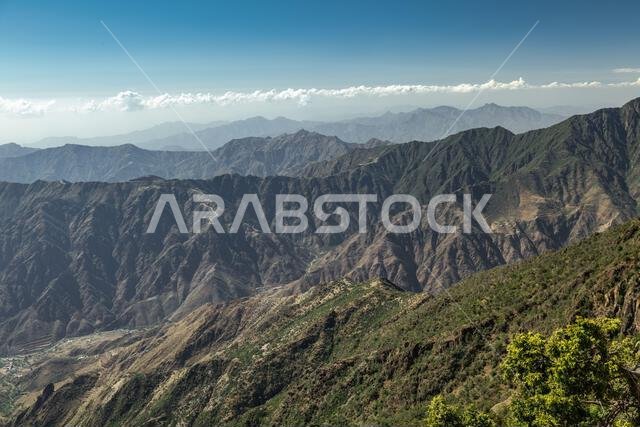 Breathtaking Mountain Landscape of Abha, Saudi Arabia