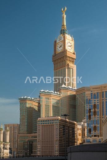 Abraj Al Bait Clock Tower in Mecca, Saudi Arabia Iconic Islamic Landmark