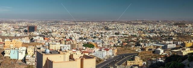 Panoramic View of Abha The Jewel of the Asir Mountains