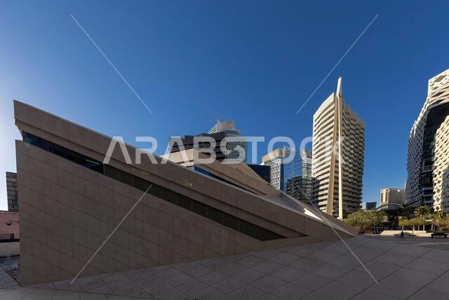 Riyadh, Saudi Arabia - May 20, 2024: King Abdullah Financial District Riyadh. know as KAFD