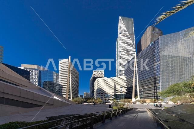 Riyadh, Saudi Arabia - May 20, 2024: King Abdullah Financial District Riyadh. know as KAFD