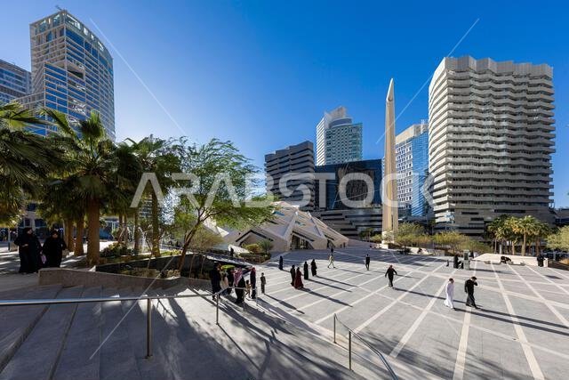 Riyadh, Saudi Arabia - May 20, 2024: King Abdullah Financial District Riyadh. know as KAFD