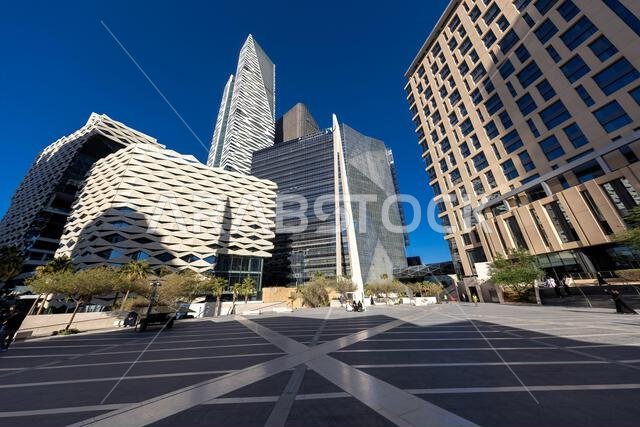 Riyadh, Saudi Arabia - May 20, 2024: King Abdullah Financial District Riyadh. know as KAFD