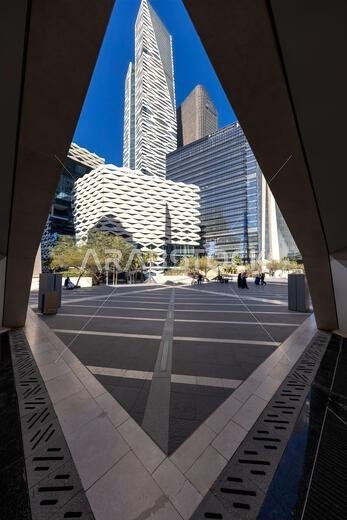 الرياض، المملكة العربية السعودية - 20 مايو 2024: مركز الملك عبد الله المالي بالرياض، المعروف اختصاراً بـ KAFD