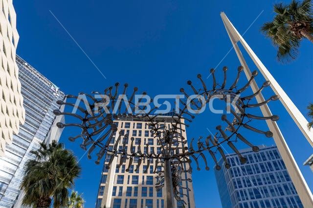 الرياض، المملكة العربية السعودية - 20 مايو 2024: مركز الملك عبد الله المالي بالرياض، المعروف اختصاراً بـ KAFD