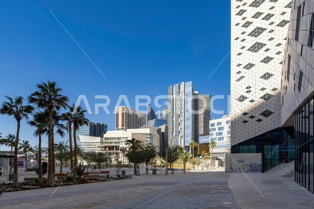 الرياض، المملكة العربية السعودية - 20 مايو 2024: مركز الملك عبد الله المالي بالرياض، المعروف اختصاراً بـ KAFD