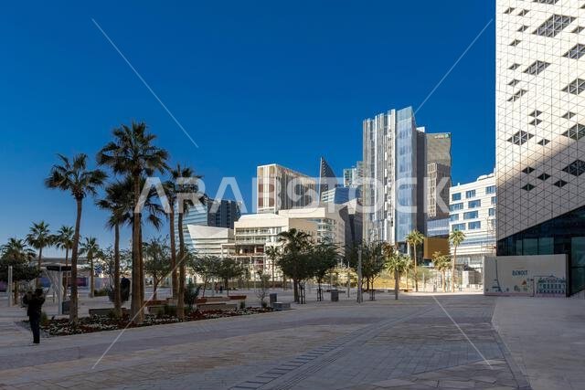 الرياض، المملكة العربية السعودية - 20 مايو 2024: مركز الملك عبد الله المالي بالرياض، المعروف اختصاراً بـ KAFD
