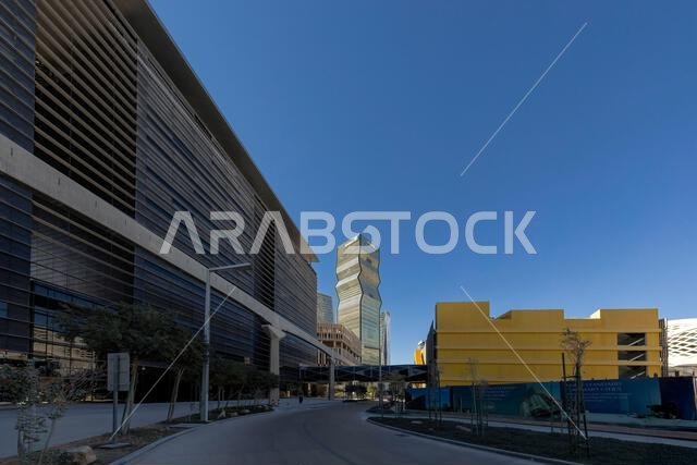 Riyadh, Saudi Arabia - May 20, 2024: King Abdullah Financial District Riyadh. know as KAFD