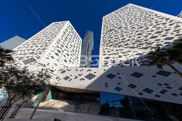 Riyadh, Saudi Arabia - May 20, 2024: King Abdullah Financial District Riyadh. know as KAFD