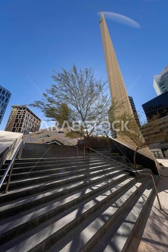 Riyadh, Saudi Arabia - May 20, 2024: King Abdullah Financial District Riyadh. know as KAFD