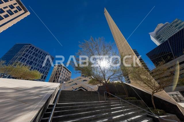 Riyadh, Saudi Arabia - May 20, 2024: King Abdullah Financial District Riyadh. know as KAFD