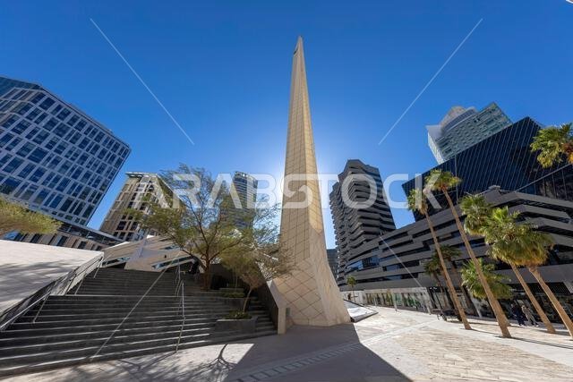 Riyadh, Saudi Arabia - May 20, 2024: King Abdullah Financial District Riyadh. know as KAFD