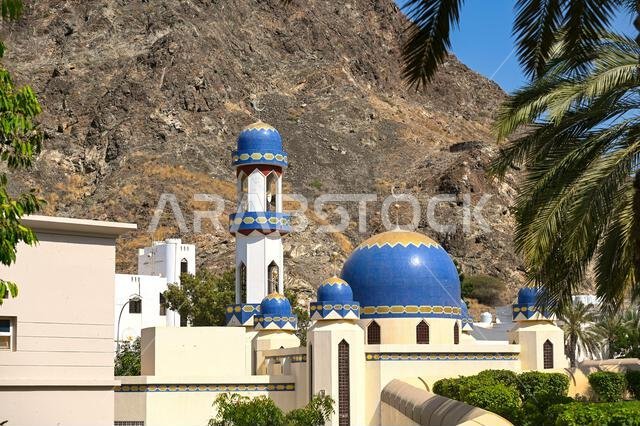 مسجد تقليدي قديم في مسقط، عمان