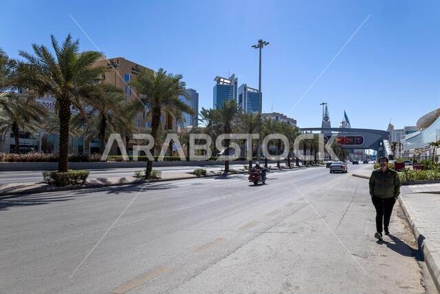 Riyadh City Capital of Saudi Arabia Skyline Olaya street day time