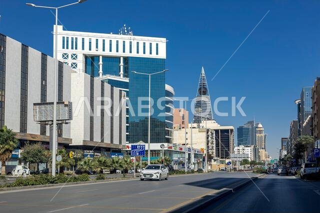 Riyadh City Capital of Saudi Arabia Skyline Olaya street day time
