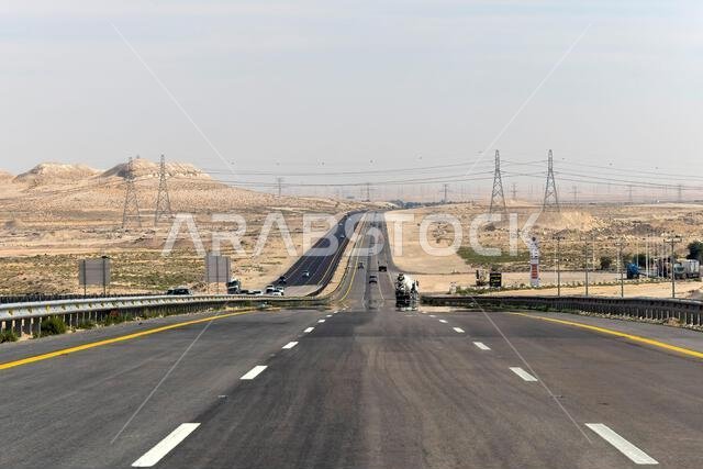 Qatar to Riyadh road.
