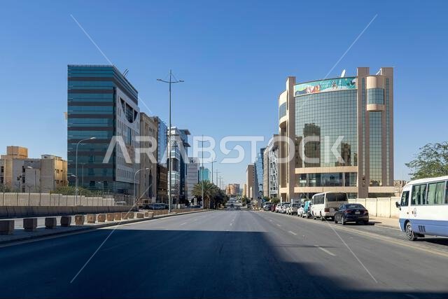 Riyadh City Capital of Saudi Arabia Skyline Olaya street day time
