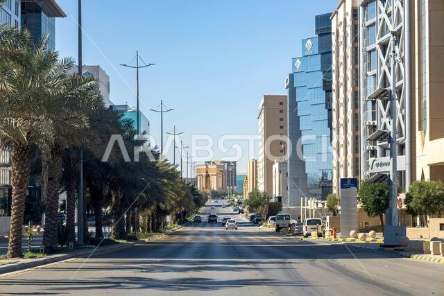 Riyadh City Capital of Saudi Arabia Skyline Olaya street day time Riyadh City Capital of Saudi Arabia Skyline Olaya street day time