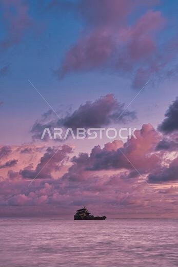 Red Sea shore shipwreck in Jeddah, Saudi Arabia Red Sea shore shipwreck in Jeddah, Saudi Arabia