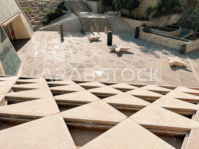 Modern Geometric Architecture at King Abdullah Financial District
