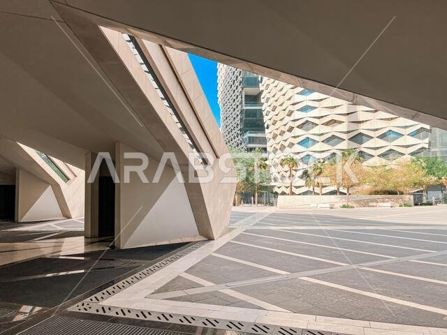 العمارة الهندسية الحديثة في الحي المالي للملك عبد الله العمارة الهندسية الحديثة في الحي المالي للملك عبد الله