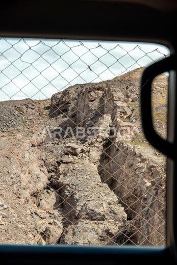 a desert landscape in rural Morocco