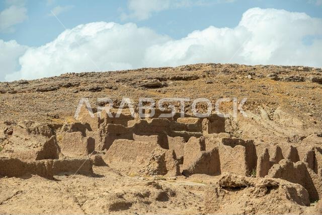 a desert landscape in rural Morocco