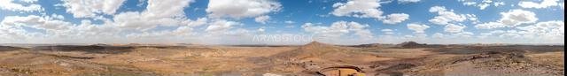 a desert landscape in rural Morocco