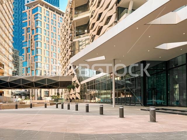 Modern Geometric Architecture at King Abdullah Financial District Modern Geometric Architecture at King Abdullah Financial District