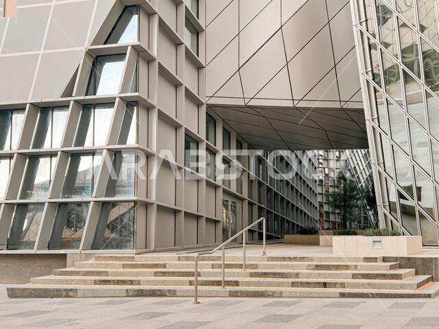 Modern Geometric Architecture at King Abdullah Financial District