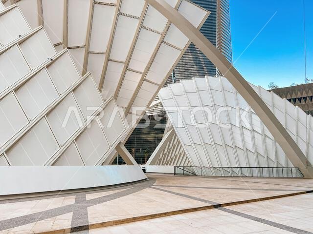 Modern Geometric Architecture at King Abdullah Financial District Modern Geometric Architecture at King Abdullah Financial District