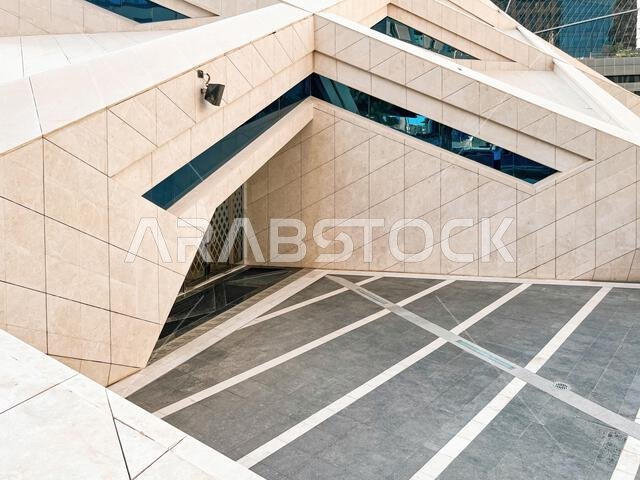 العمارة الهندسية الحديثة في الحي المالي للملك عبد الله