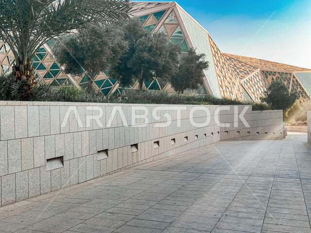 العمارة الهندسية الحديثة في الحي المالي للملك عبد الله