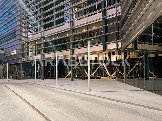  Modern Architectural Brilliance at KAFD. Night.